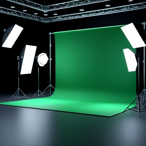 Пример осветителя greenscreen